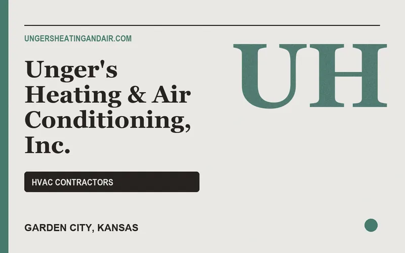Unger's Heating & Air Conditioning, Inc. in Garden City, Kansas
