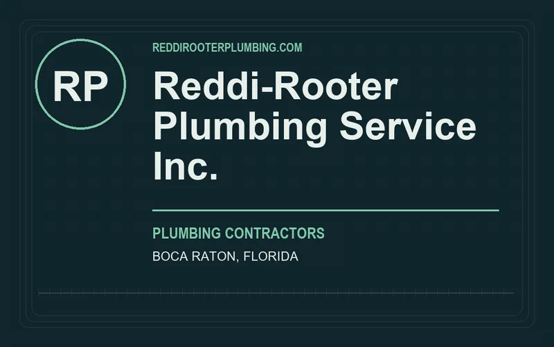 Reddi-Rooter Plumbing Service Inc. in Boca Raton, Florida