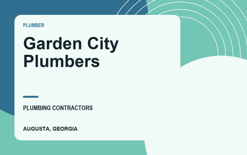 Garden City Plumbers in Augusta, Georgia