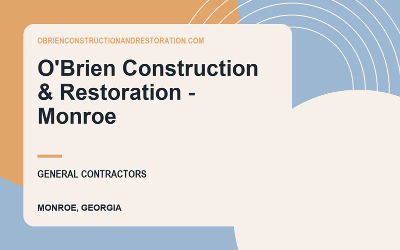 O'Brien Construction & Restoration - Monroe in Monroe, Georgia