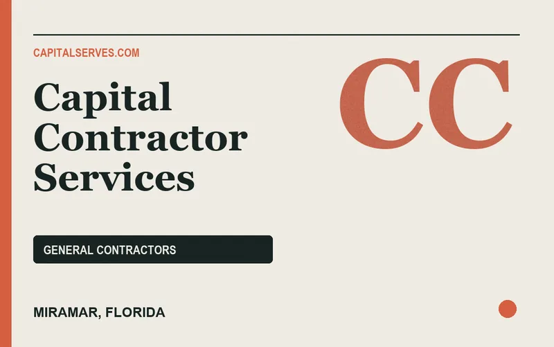Capital Contractor Services in Miramar, Florida