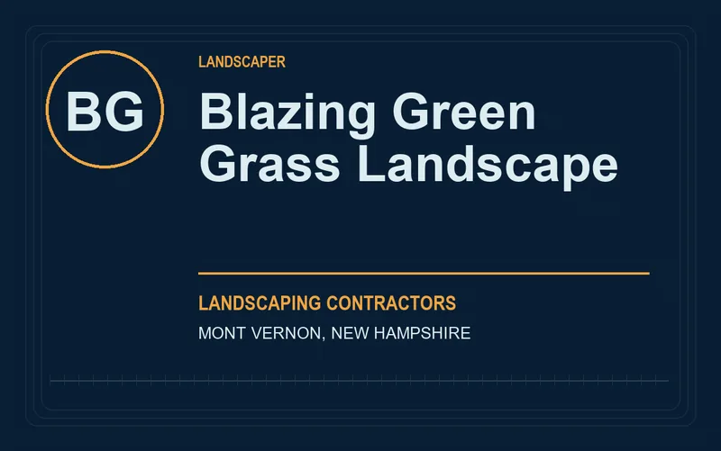 Blazing Green Grass Landscape in Mont Vernon, New Hampshire