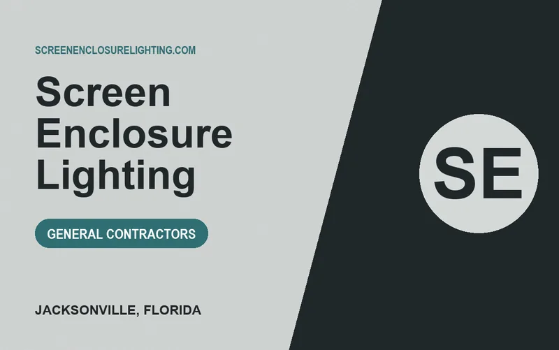 Screen Enclosure Lighting in Jacksonville, Florida