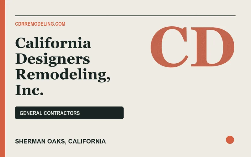 California Designers Remodeling, Inc. in Sherman Oaks, California