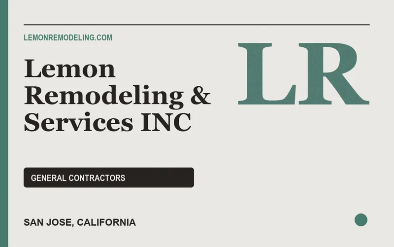 Lemon Remodeling & Services INC in San Jose, California