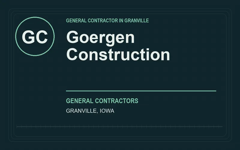 Goergen Construction in Granville, Iowa