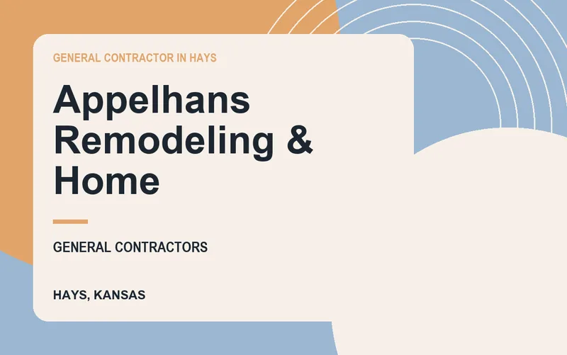 Appelhans Remodeling & Home in Hays, Kansas