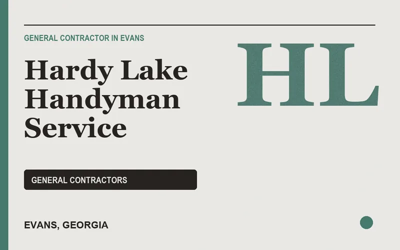 Hardy Lake Handyman Service in Evans, Georgia