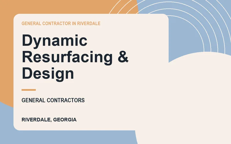 Dynamic Resurfacing & Design in Riverdale, Georgia