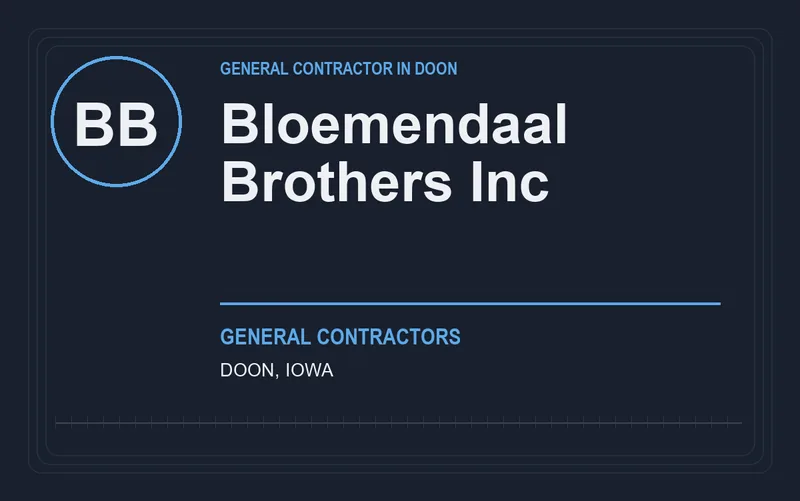Bloemendaal Brothers Inc in Doon, Iowa