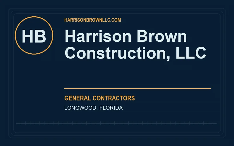 Harrison Brown Construction, LLC in Longwood, Florida