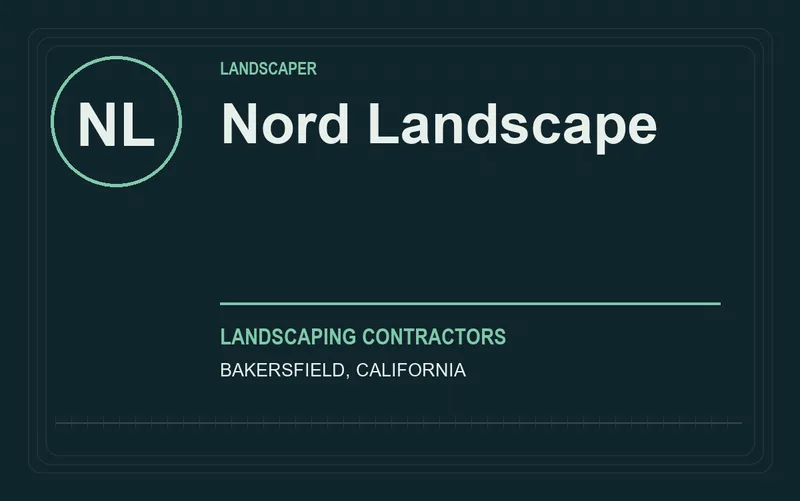 Nord Landscape in Bakersfield, California