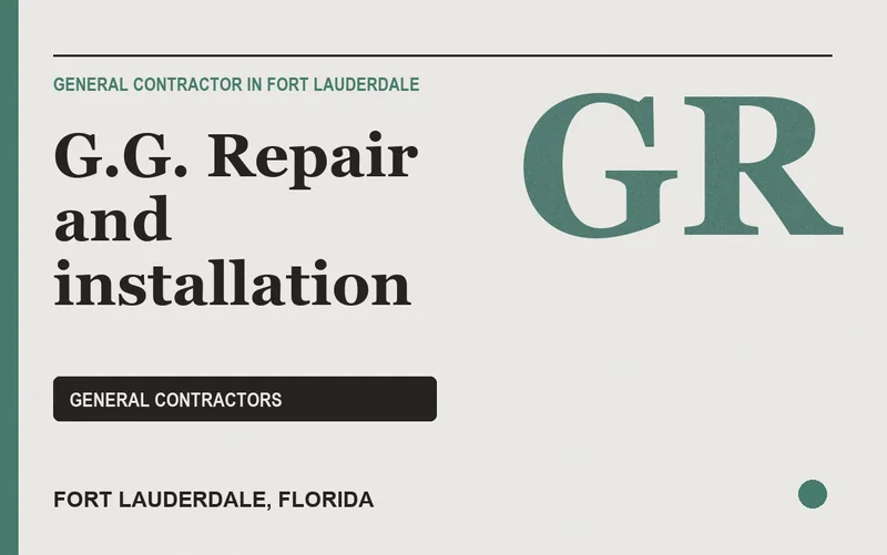 G.G. Repair and installation in Fort Lauderdale, Florida
