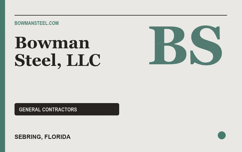 Bowman Steel, LLC in Sebring, Florida
