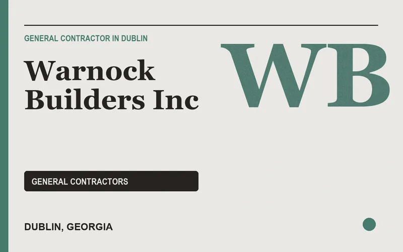 Warnock Builders Inc in Dublin, Georgia