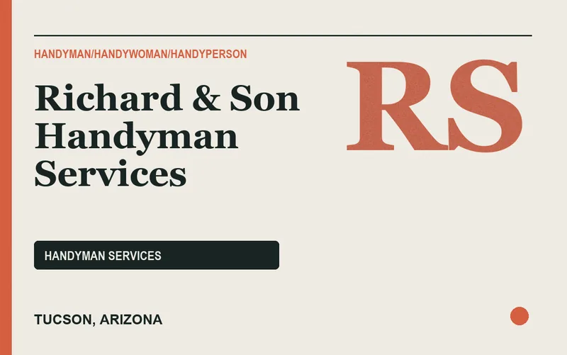 Richard & Son Handyman Services in Tucson, Arizona