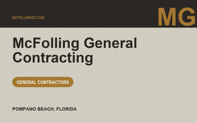 McFolling General Contracting in Pompano Beach, Florida