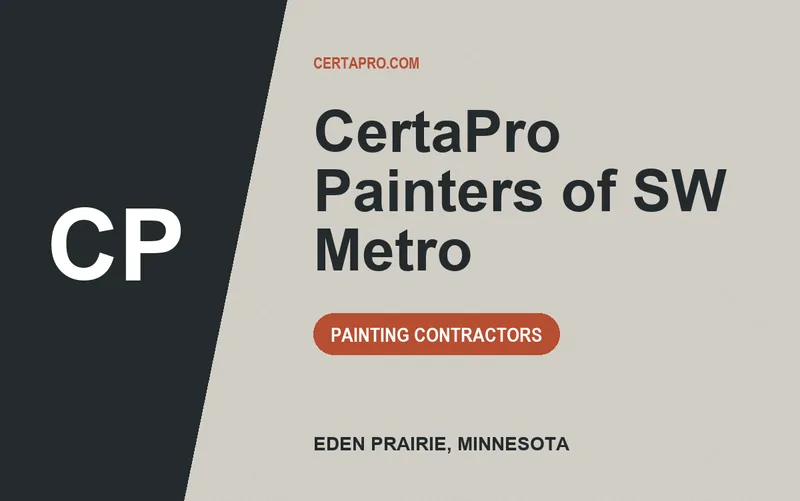 CertaPro Painters of SW Metro in Eden Prairie, Minnesota