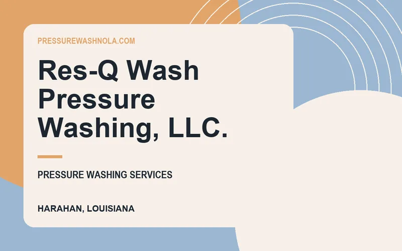 Res-Q Wash Pressure Washing, LLC. in Harahan, Louisiana