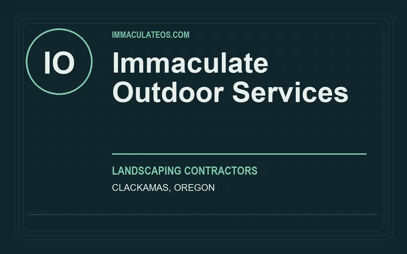 Immaculate Outdoor Services in Clackamas, Oregon