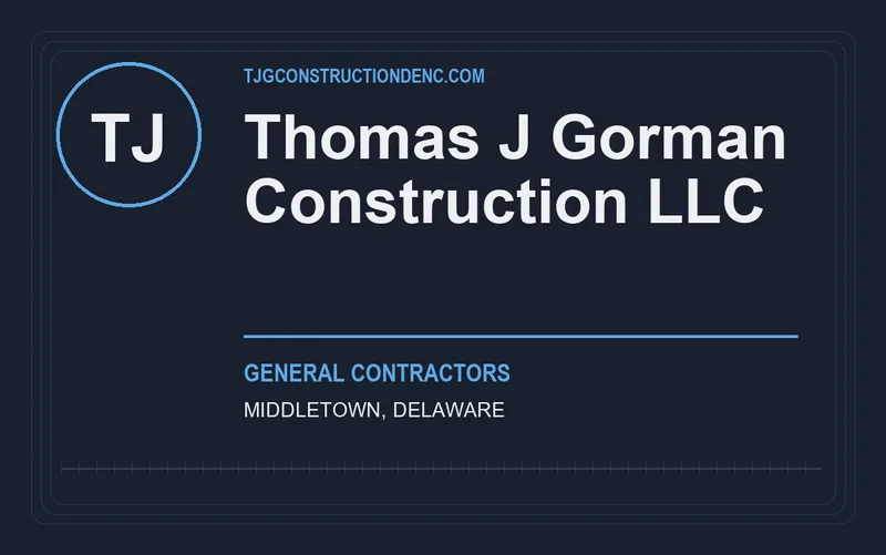 Thomas J Gorman Construction LLC in Middletown, Delaware