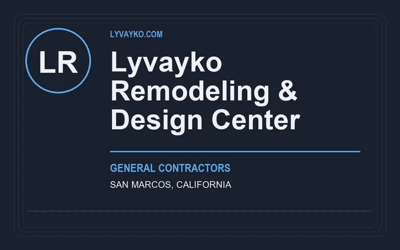 Lyvayko Remodeling & Design Center in San Marcos, California