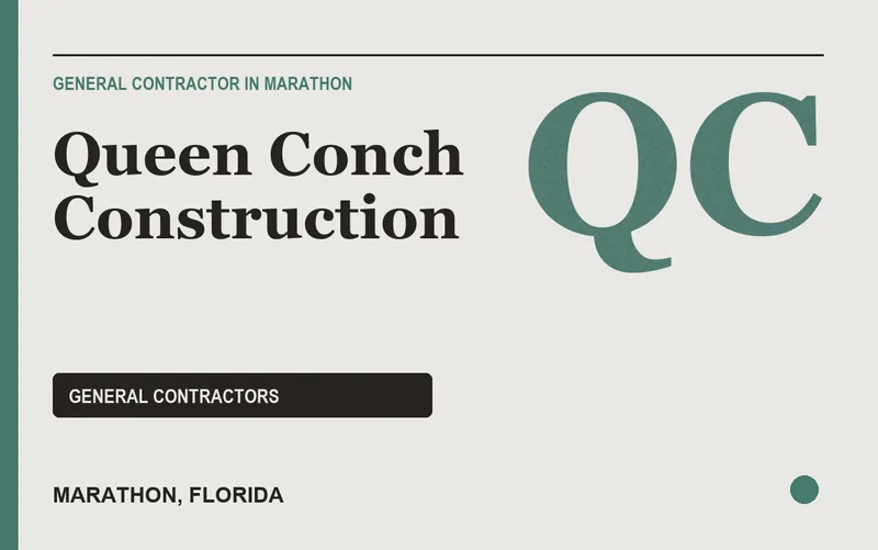Queen Conch Construction in Marathon, Florida