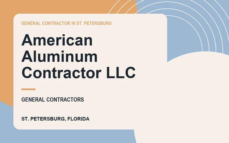 American Aluminum Contractor LLC in St. Petersburg, Florida