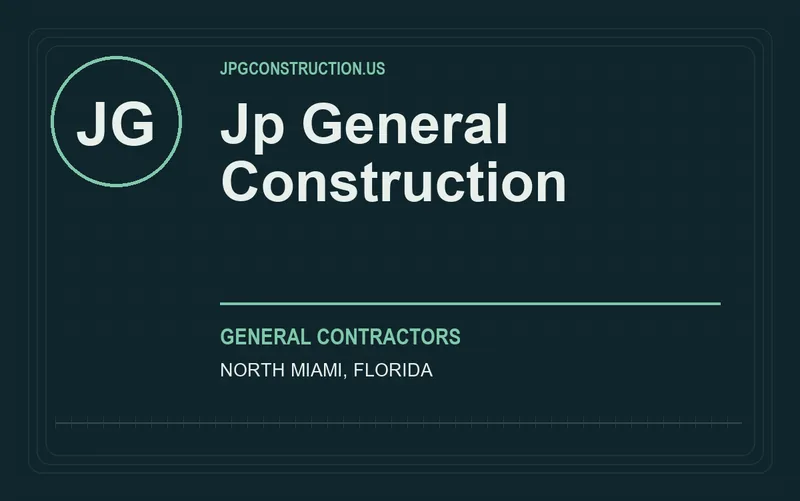 JP GENERAL CONSTRUCTION in North Miami, Florida