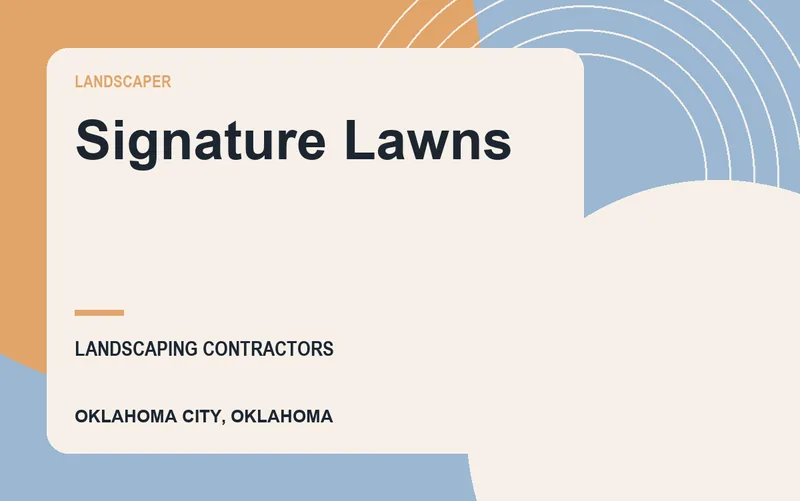 Signature Lawns in Oklahoma City, Oklahoma
