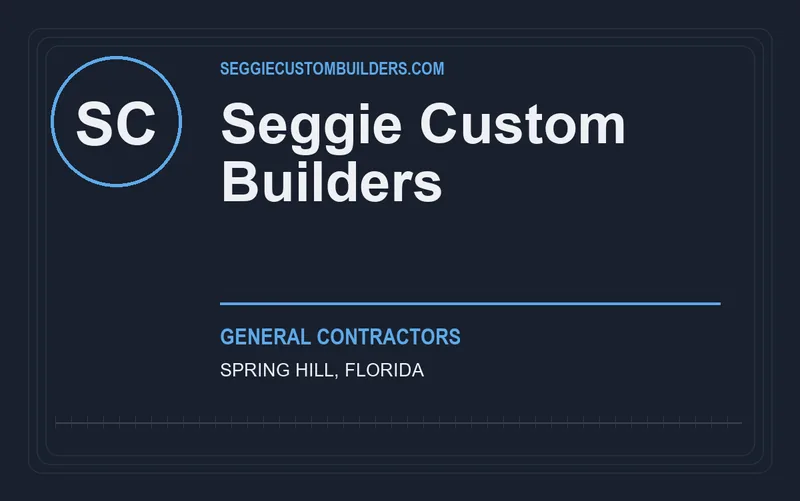 Seggie Custom Builders in Spring Hill, Florida