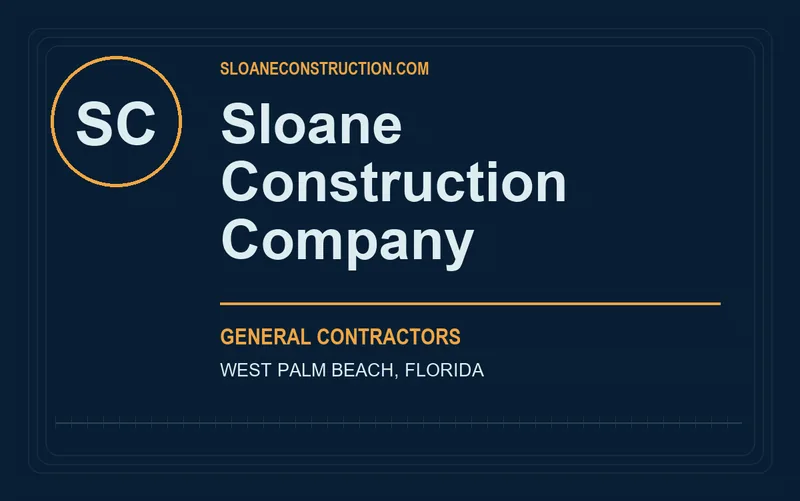 Sloane Construction Company in West Palm Beach, Florida
