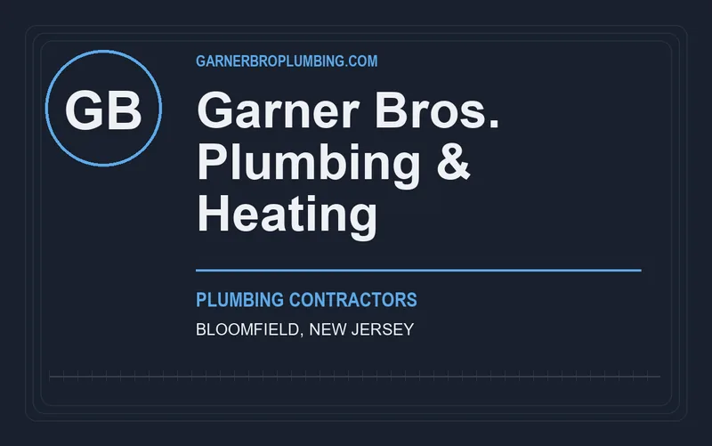 Garner Bros. Plumbing & Heating in Bloomfield, New Jersey
