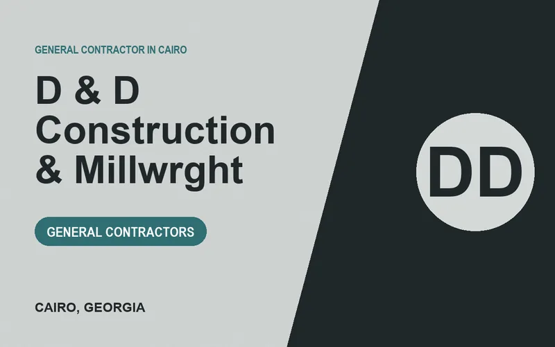 D & D Construction & Millwrght in Cairo, Georgia