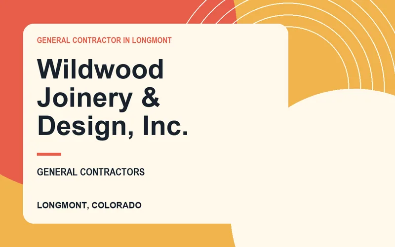 Wildwood Joinery & Design, Inc. in Longmont, Colorado