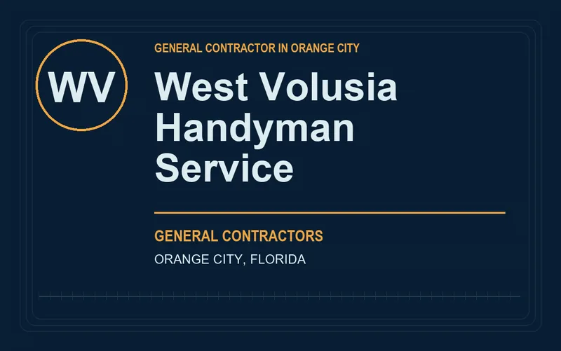 West Volusia Handyman Service in Orange City, Florida