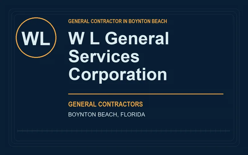 W L General Services Corporation in Boynton Beach, Florida