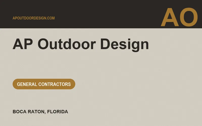 AP Outdoor Design in Boca Raton, Florida