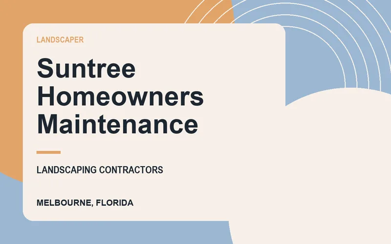 Suntree Homeowners Maintenance in Melbourne, Florida