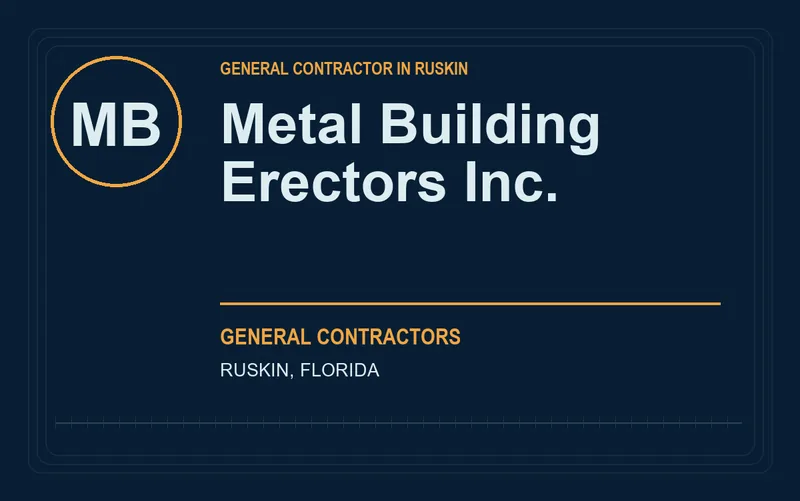 Metal Building Erectors Inc. in Ruskin, Florida