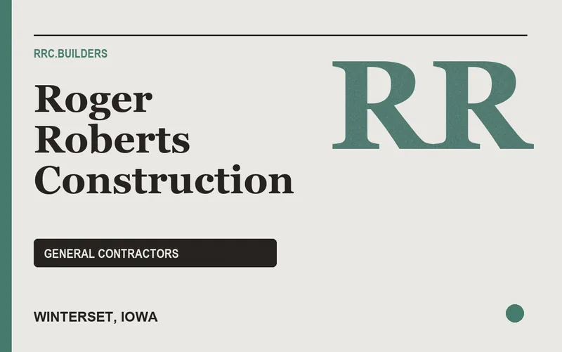 Roger Roberts Construction in Winterset, Iowa