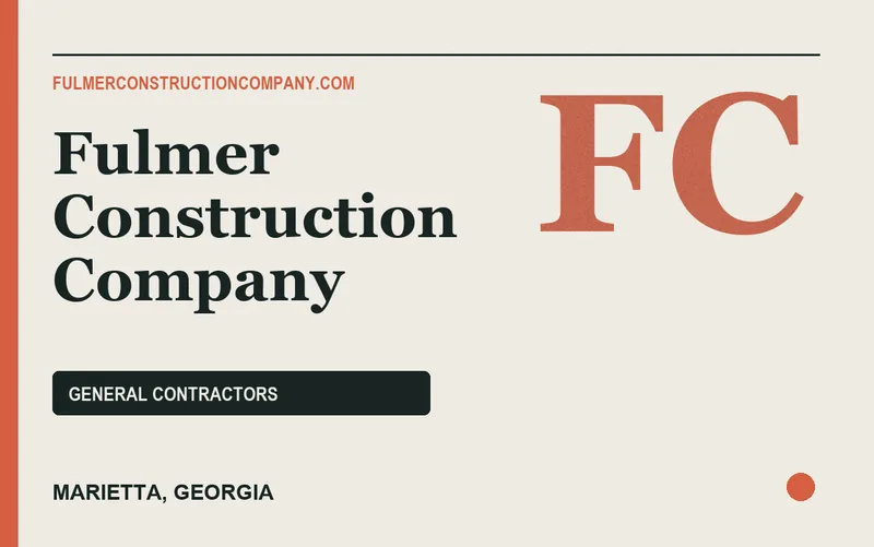 Fulmer Construction Company in Marietta, Georgia