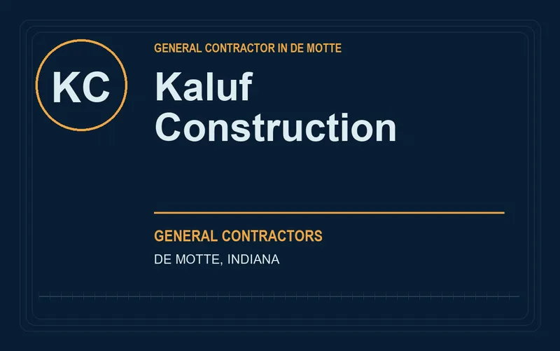 Kaluf Construction in De Motte, Indiana