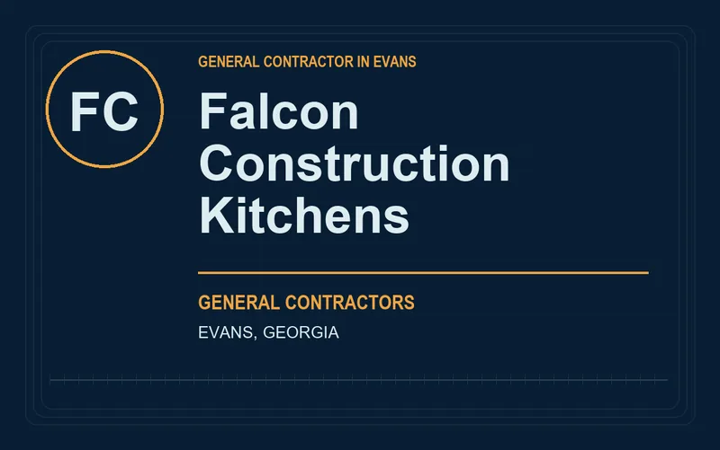 Falcon Construction Kitchens in Evans, Georgia
