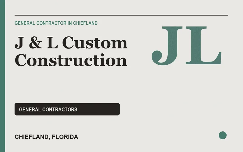 J & L Custom Construction in Chiefland, Florida