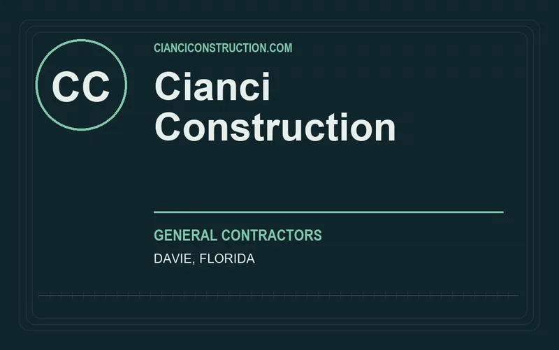 Cianci Construction in Davie, Florida