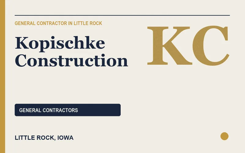 Kopischke Construction in Little Rock, Iowa