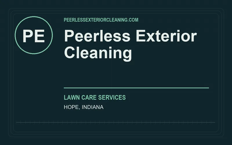 Peerless Exterior Cleaning in Hope, Indiana