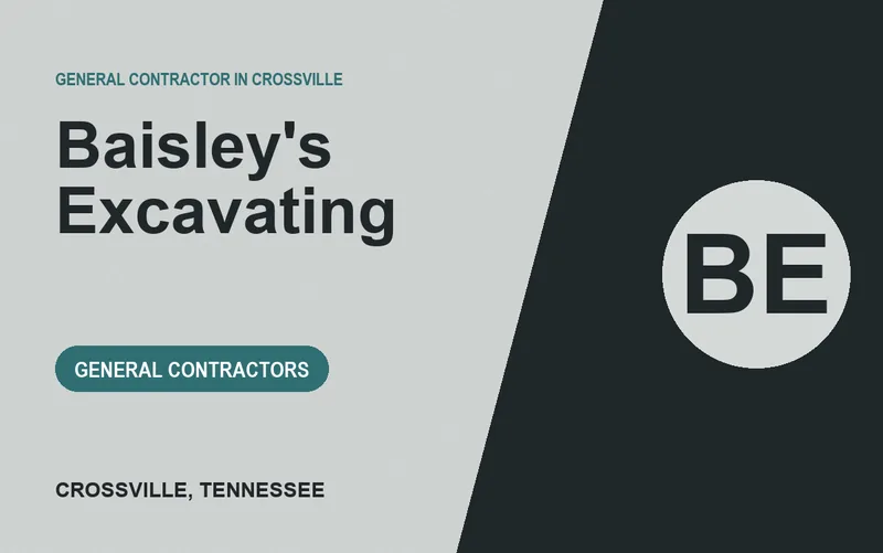 Baisley's Excavating in Crossville, Tennessee