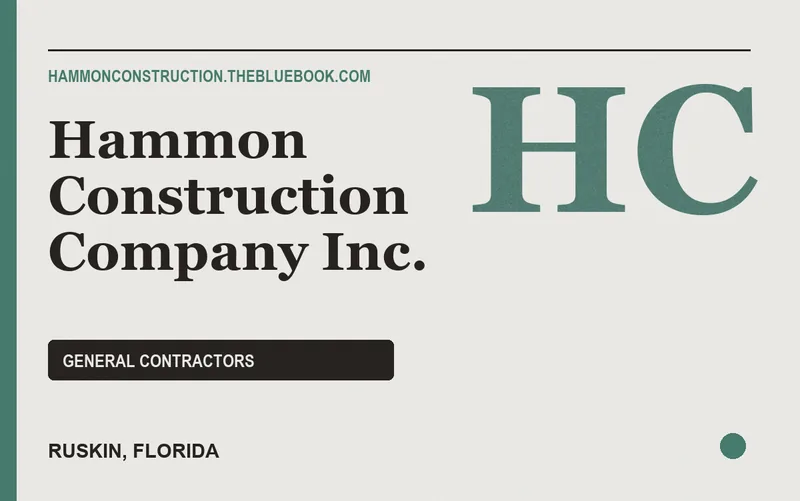 Hammon Construction Company Inc. in Ruskin, Florida